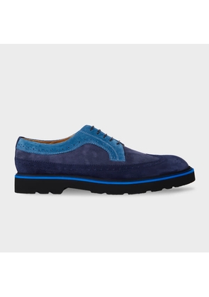 Paul Smith Navy Suede 'Count' Brogues Blue