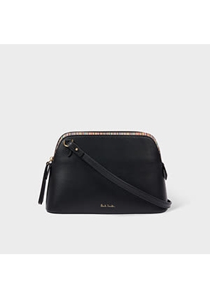 Paul Smith Women's Black Cross-Body 'Signature Stripe' Bag