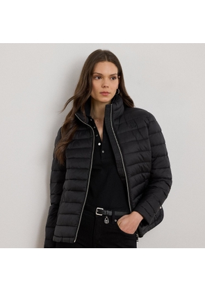 Quilted Funnelneck Puffer Jacket