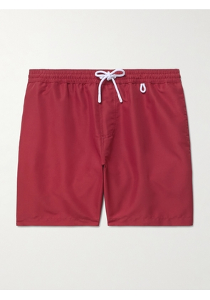 Loro Piana - Bay Straight-Leg Mid-Length Swim Shorts - Men - Red - S