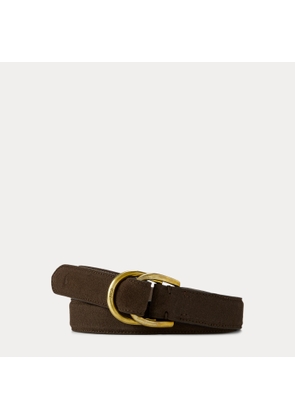Suede D-Ring Belt