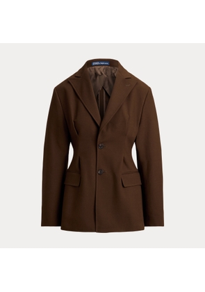 Single-Breasted Cotton-Wool Twill Blazer