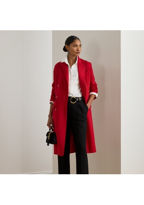Double-Breasted Wool-Blend Coat