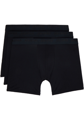 SKIMS Three-Pack Black SKIMS Stretch 5 Boxer Briefs