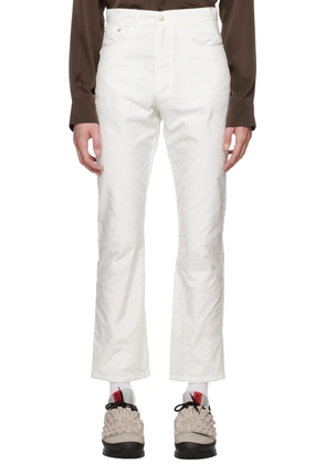 KANGHYUK SSENSE Exclusive Off-White Airbag Trousers