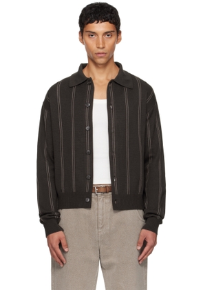 mfpen Brown Formal Cardigan