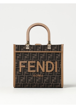 Tote Bag FENDI Woman color Tobacco