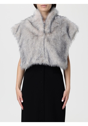 Fur Coat LIVIANA CONTI Woman color Dark