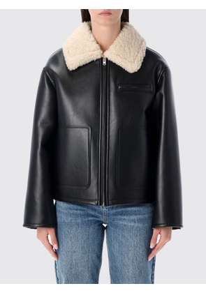 Fur Coat STAND STUDIO Woman color Black