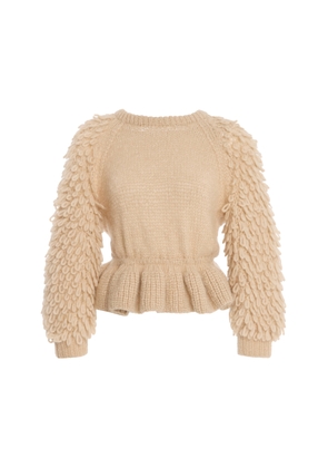 Ulla Johnson Selene Textured Alpaca-Blend Sweater - Moda Operandi