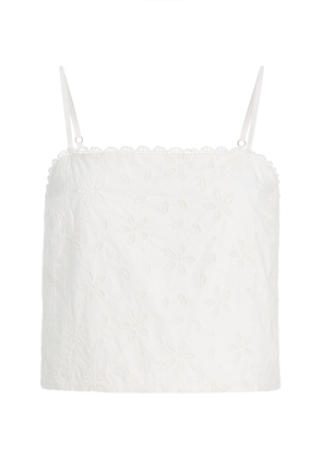 Posse Salma Eyelet Cotton Top - Moda Operandi