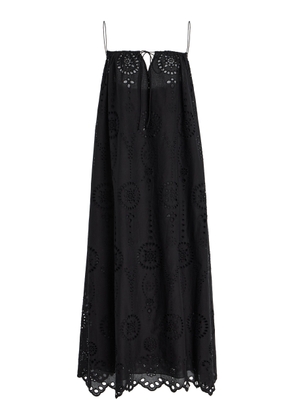 Matteau Cotton Broderie Anglaise Midi Dress - Moda Operandi