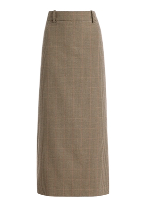 The Frankie Shop Alrose Houndstooth Midi Skirt - Moda Operandi