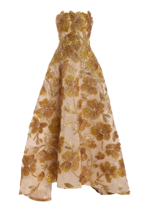 Monique Lhuillier Strapless Ball Gown High-Low Hem - Moda Operandi