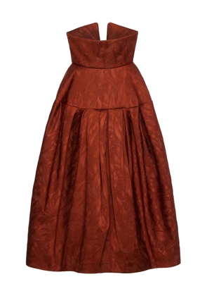 Dries Van Noten Saffy Embossed Midi Skirt - Moda Operandi