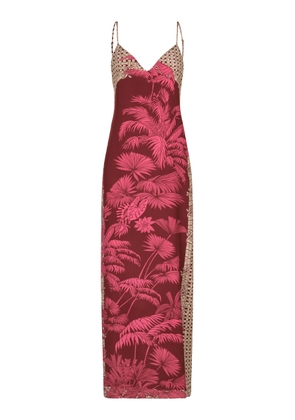 Johanna Ortiz Tropical Harmony Silk Maxi Dress - Moda Operandi