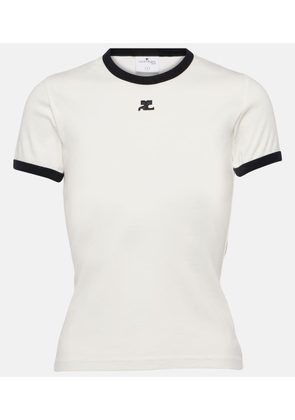 Courreges Logo cotton jersey T-shirt