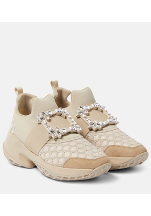 Roger Vivier Viv Run embellished sneakers