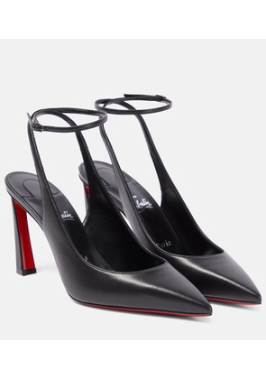 Christian Louboutin Condora 85 leather slingback pumps
