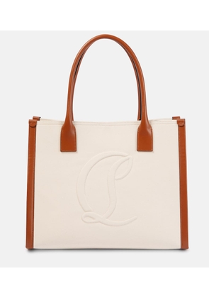 Christian Louboutin By My Side E/W Large canvas tote bag
