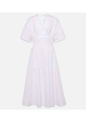 Alaia Cotton poplin midi dress