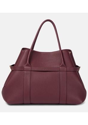 Loro Piana Ghiera Large leather tote bag