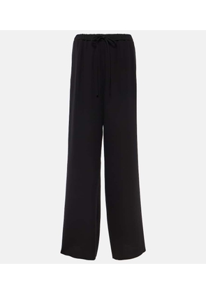 Valentino Cady Couture high-rise wide-leg pants