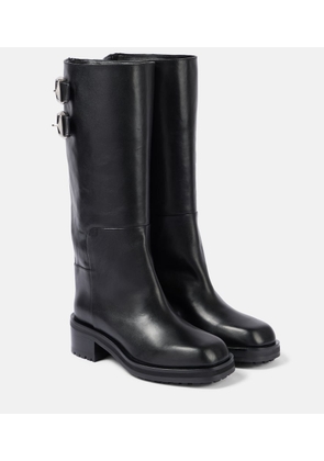 Jimmy Choo Brooklyn 50 leather knee-high boots