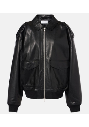 The Frankie Shop Viper leather jacket