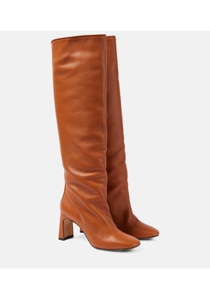 Souliers Martinez Roberta leather knee-high boots