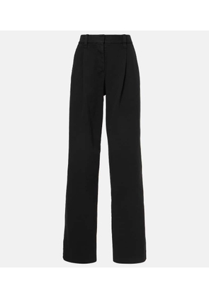 Brunello Cucinelli High-rise wide-leg jeans