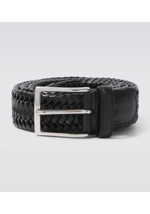 Rubinacci Braided leather belt