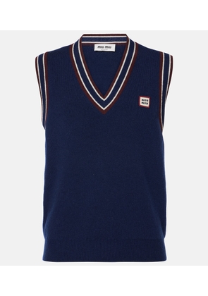 Miu Miu Wool and cashmere sweater vest