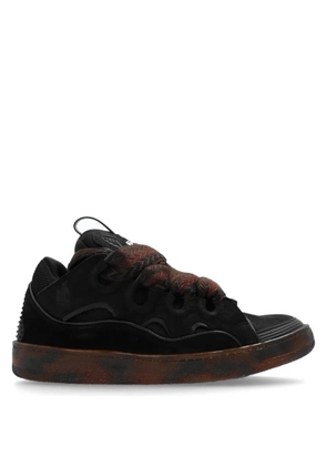Lanvin Curb Leather Low-Top Sneakers