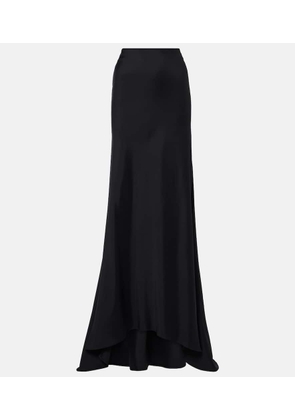 Plan C High-rise maxi skirt