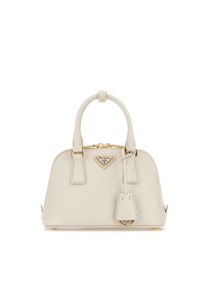 Prada White Leather Handbag
