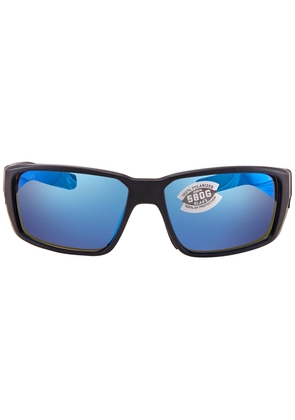 Costa Del Mar FANTAIL PRO Blue Mirror Polarized Glass Mens Sunglasses 6S9079 907901 60