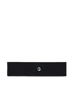 Coperni Logo Headband in Black - Black. Size all.