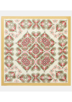Etro Paisley silk twill scarf