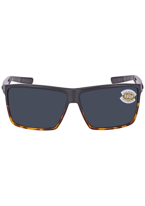 Costa Del Mar RINCON Grey Polarized Polycarbonate Mens Sunglasses RIN 181 OGP 63