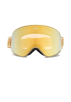 Goldbergh Protege Goggle in Gold - Metallic Gold. Size all.