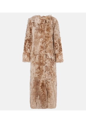 Yves Salomon Reversible shearling and leather coat