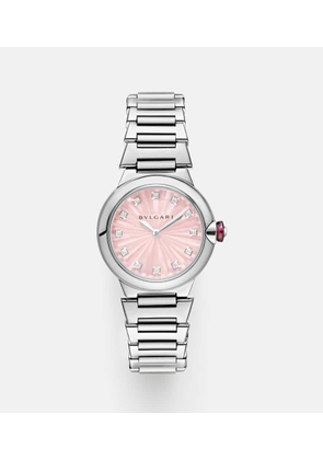 Bvlgari Lvcea 28mm stainless steel watch