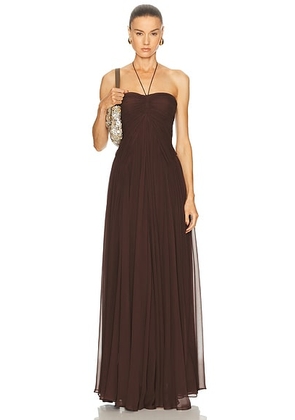 Cult Gaia Ritz Dress in Java - Brown. Size 0 (also in 2, 4, 6, 8, 10).