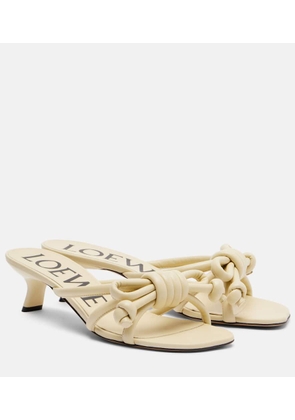 Loewe Flamenco 45 leather mules