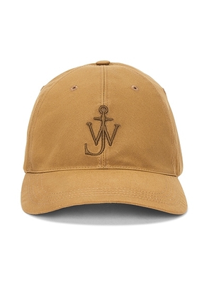 JW Anderson Baseball Cap in Beige - Beige. Size all.