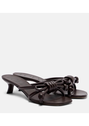 Loewe Flamenco 45 leather mules