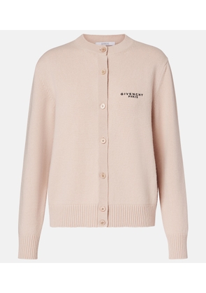 Givenchy Cropped wool and cashmere cardigan