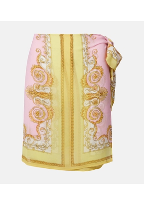 Versace Spring Barocco beach cover-up