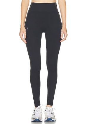 On Studio Knit Legging in Black & Eclipse - Black. Size XS (also in ).